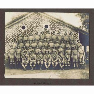 Loyal Regiment North Lancs 1st Btn Indian Platoon,  Secunderabad Photograph 1927