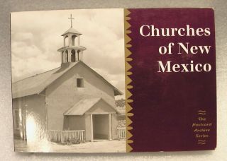 1994 Churches Of Mexico Postcard Book 30 Old Santa Fe Museum Souvenir