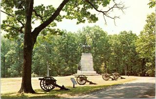 Postcard Virginia State Monument Robert E.  Lee Statue Gettysburg,  Pa Vintage A45