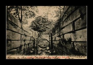 Dr Jim Stamps Us Leiper Lock Old Canal Crum Creek Pennsylvania View Postcard