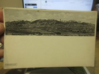 Vintage Old Postcard California Pasadena Sierra Madre Mountain Range Mount Lowe