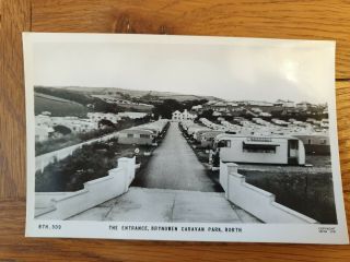 The Entrance - Brynowen Caravan Park - Borth - Old Postcard 342