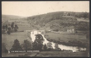 Kerne Bridge,  The Wye Valley.  Vintage Raphael Tuck " The Wye Valley " Pc 2251