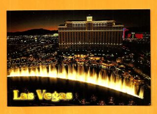 Usa Vintage Postcard Bellagio Hotel - Casino Las Vegas Nevada