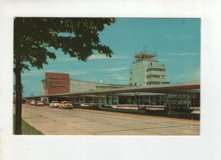 Vintage Post Card - General Mitchell Field - Air Terminal - Milwaukee,  Wisconsin