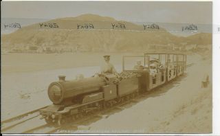Rare Vintage Postcard,  Miniature Railway,  Fairbourne,  Gwynedd,  Wales,  Rp