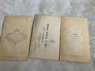 15 Late 1800 ' s Cabinet Cards Photographs Binghamton NY Victorian Era 2.  5 