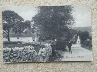 Vintage C1920s? Edgemoor Burbage Real Photo Postcard