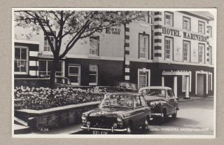 Old Card Hotel Mariners Haverfordwest Around 1960 Cars Pembrokeshire