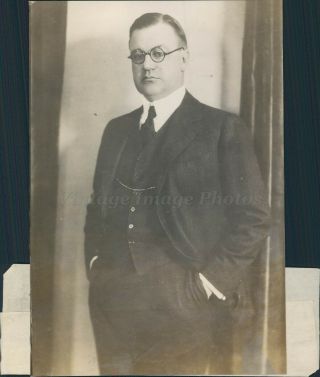 1928 Photo Wilfred Fry Head Ayer Son Philadelphia Chairman Foreign Division