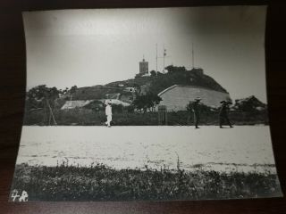 Hong Kong 1910s Kowloon Tsim Sha Tsui Signal Hill Observatory Photograph Rare