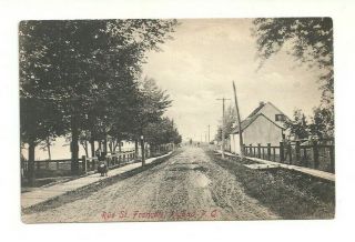 Rue St.  Francis,  Rigaud,  Quebec,  Canada Vintage Postcard