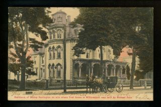 Pennsylvania Pa Postcard Williamsport,  Bishop Darlington Residence Vintage 1907