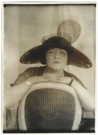Vogue Cambric Hat Vintage 1920s Charles Sheldon Art Deco Chic Fashion Photograph