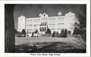 Ponca City Senior High School,  Ponca City Ok Vintage Postcard J30