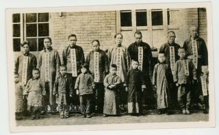 Vintage China 1920s Vintage Photograph Canton Police Prisoners Shanghai Photo