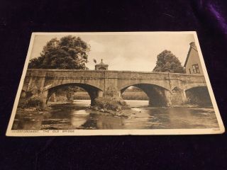 Vintage Postcard - Haverfordwest - The Old Bridge - - 1937
