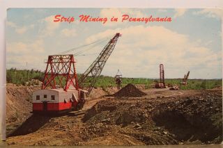 Pennsylvania Pa Anthracite Coal Region Greetings Postcard Old Vintage Card View