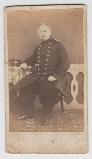 Military Cdv - A Named Danish Army Officer