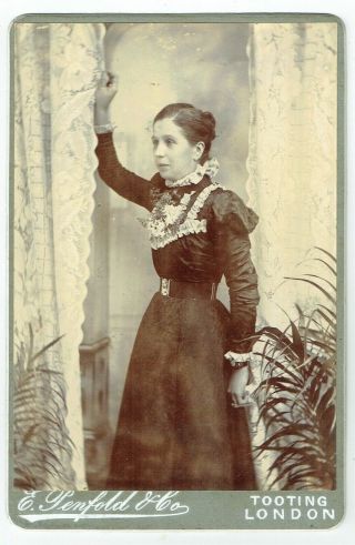 Victorian Cabinet Photo Young Woman Tooting London Photographer