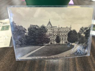 Old Virginia Postcard Of South Front Main Building Miller School Va