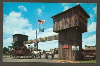 Main Entrance - Frontier City Old West Theme Park - Route 66 - Oklahoma City,  Ok