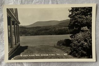 Postcard Vintage Rppc - Bread Loaf Mt Mountain Bread Loaf Vermont - 85 Unposted