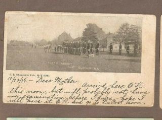 Vintage Postcard 1908 Soldiers Fort Slocum York