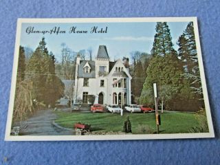 Usk Glen Yr Afon House Hotel Old Postcard
