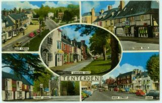 053010 Tenterden Kent England Uk Vintage Multiview Postcard Postcard