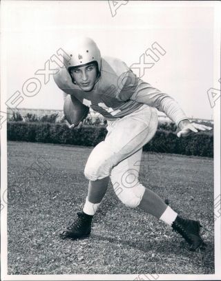 1940 Columbia Lions Football Player Fullback Lou Kusserow Press Photo