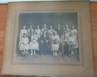 Antique Vintage Family Wedding Photo Ritten Kierski Minneapolis Mn