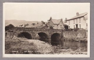 Vintage Rpp/c The Bridge Llanwrtyd Wells Postally