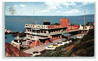 Vintage Postcard 1963 San Francisco Ca Cliff House Restaurant Seal Rocks Cars