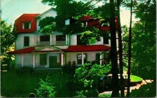 Vtg Chrome Postcard Waynesville North Carolina Nc - Parkway Knoll Inn Unp