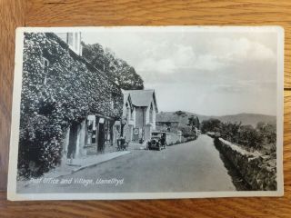 Post Office And Village - Llanelltyd - Old Postcard 312