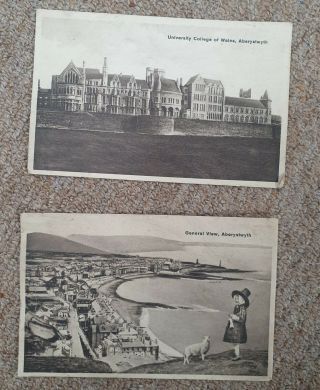 Aberystwyth,  University College Of Wales & General View - Old &