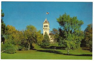 Utah State University Campus " Old Main ",  Logan,  Utah C1960s Postcard
