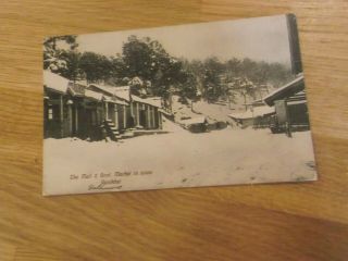 Ranikhet Old Postcard Of Ranikhet In India Of Snow Scene At The Mall And Market