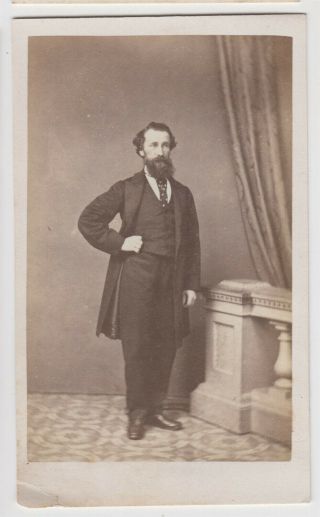 Australia Cdv - Man With A Beard By William Short Of Melbourne