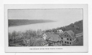 Vintage Postcard The Hudson River From North Yonkers Ny 1901 - 1907