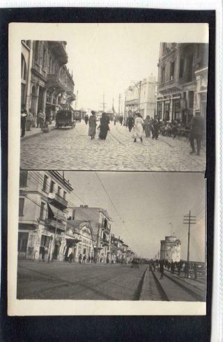 Postcard Size Multiview Photograph Of Salonica,  March 1919 [different] (c56985)