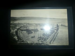 Stonehaven Old Town & Harbour Postcard Unposted C1920/30s Valentines