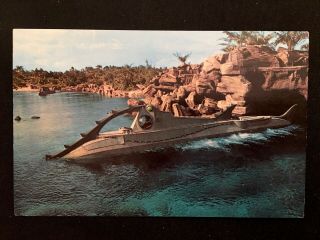 Walt Disney World,  Fla.  20,  000 Leagues Under The Sea Vintage Postcard