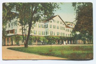 Old Postcard Montowese House Hotel,  Indian Neck,  Branford,  Connecticut,  1912