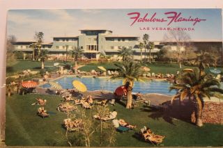 Nevada Nv Las Vegas Fabulous Flamingo Postcard Old Vintage Card View Standard Pc