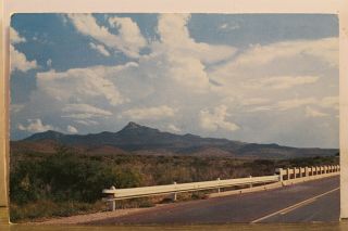 Texas Tx Gomez Peak Van Horn Pecos Davis Mountain Postcard Old Vintage Card View