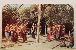 Wyoming Wy Washakie Shoshone Indian Sun Dance Wind River Postcard Old Vintage Pc