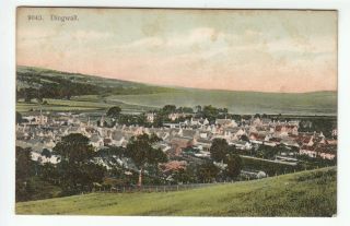 Dingwall Ross - Shire General View 29 Jul 1908 Old Postcard Posted Beauly