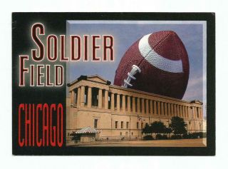 Chicago Bears Old Soldier Field Postcard